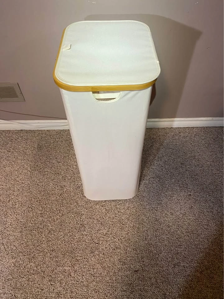 White Laundry Hamper - photo 4