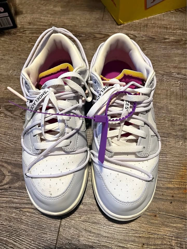Off white Nike dunk lot 3/50 size 9