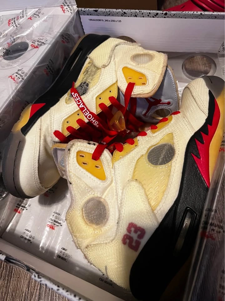 Off white Jordan 5 Sail Size 8.5 - photo 3