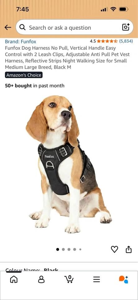 Funfox No Pull Dog Harness (M) - photo 5