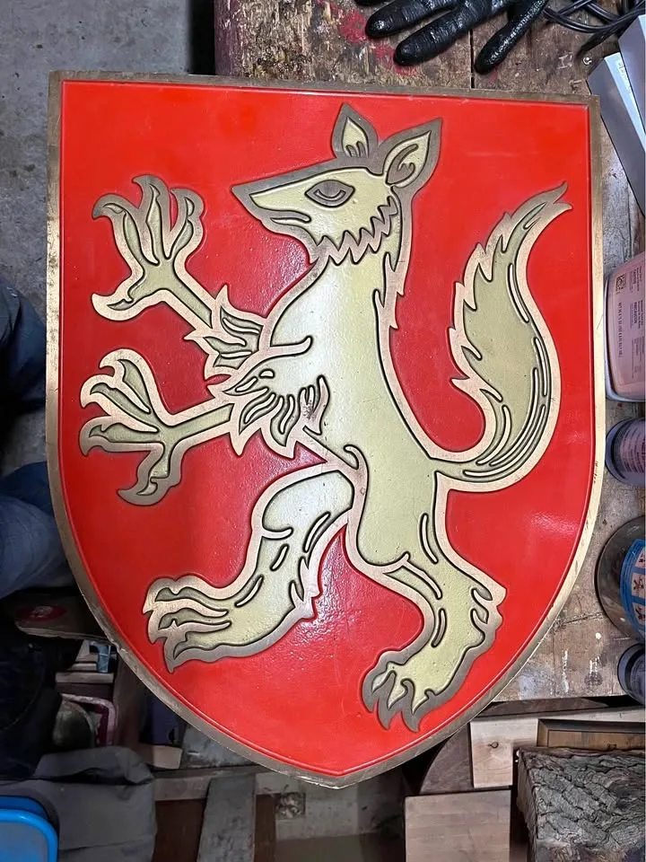 Solid Brass Shield