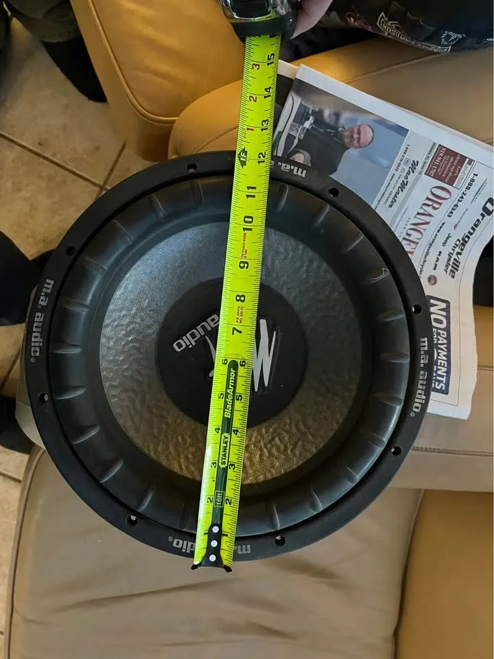 MA Sub Woofer 4 Ohm car audio duel 12 inch woofers MA212B - photo 5