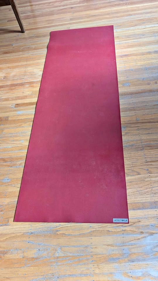 Raspberry Jade long yoga mat