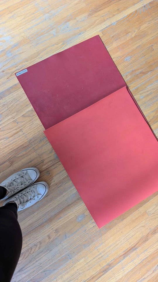 Raspberry Jade long yoga mat - photo 3