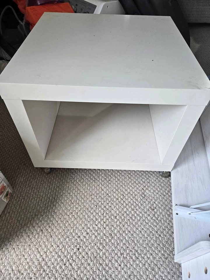 White coffee table