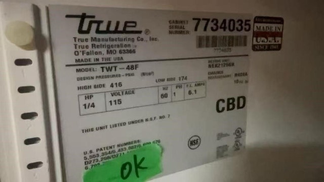 True TWT-48F Refrigerator - photo 3