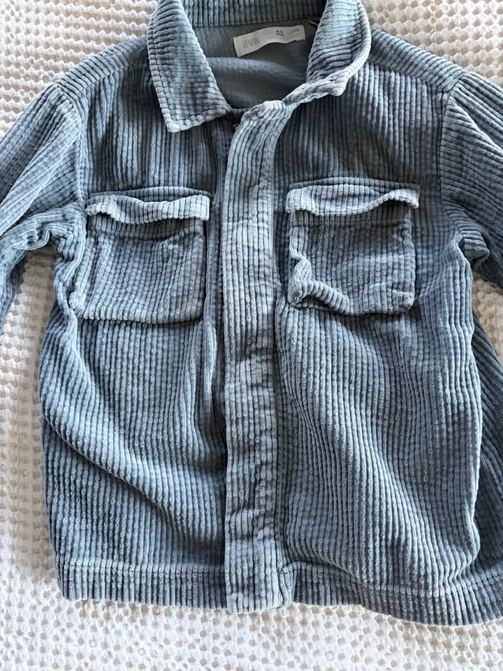 ZARA corduroy shirt shacket over shirt 4-5yrs - photo 2