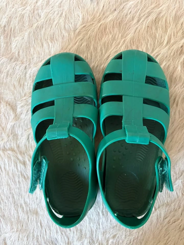 KIDLY Summer Jelly Green Sandals US 11.5 / EU 29 / Age 6-7 - photo 5