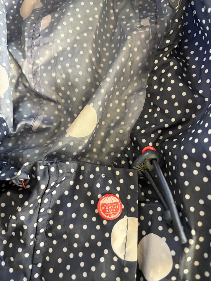 Joules Packable Raincoat with Polka Dots - photo 2