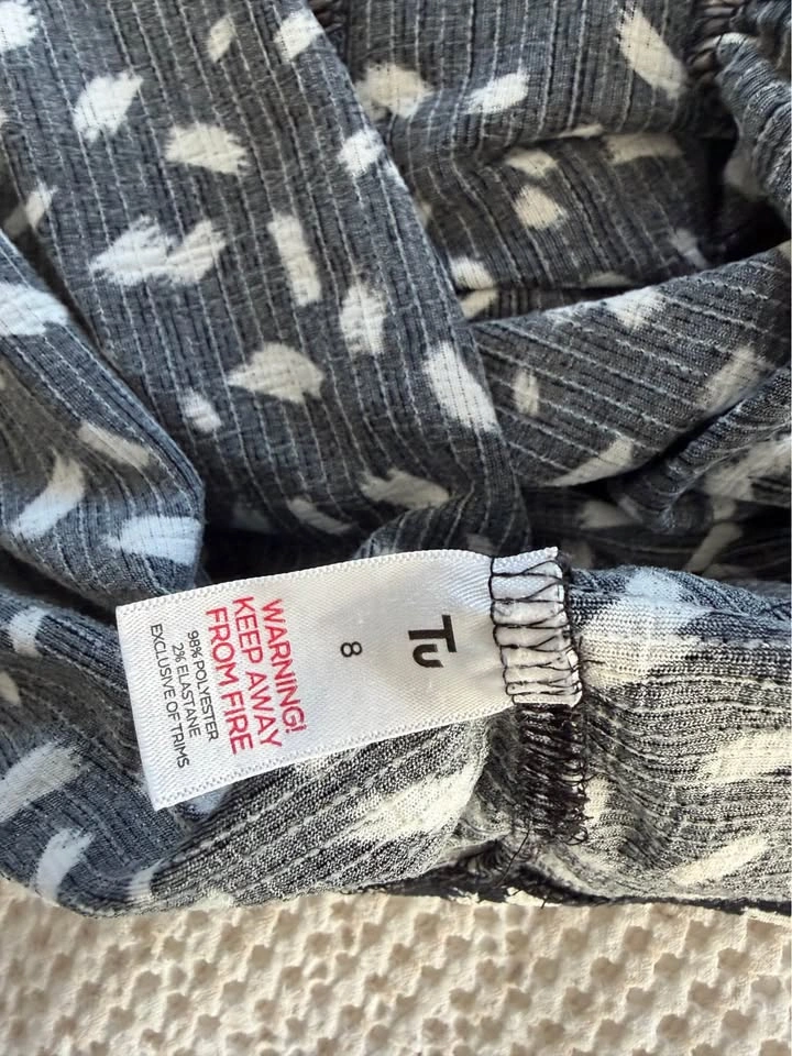 Monochrome Black & White Baggy Maxi Dress Size 4-6 (Maternity?) - photo 4