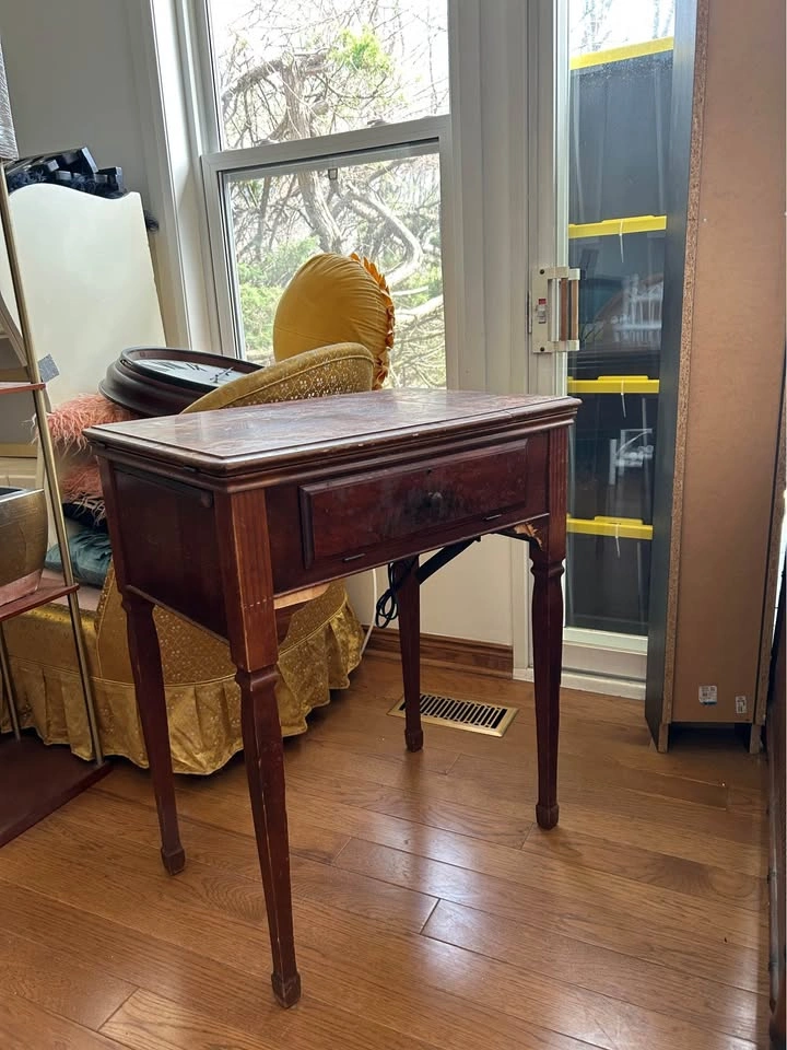 Working Vintage Singer Sewing Machine Wood Cabinet - Scarborough - photo 2