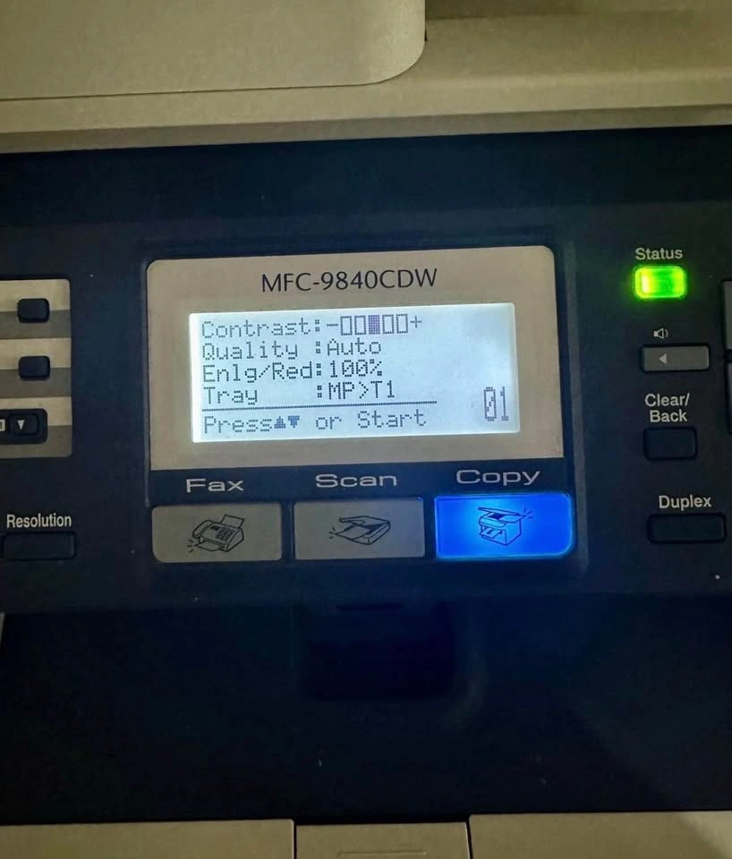 Brother MFC-9840CDW Color Laser Multifunction Center - photo 5