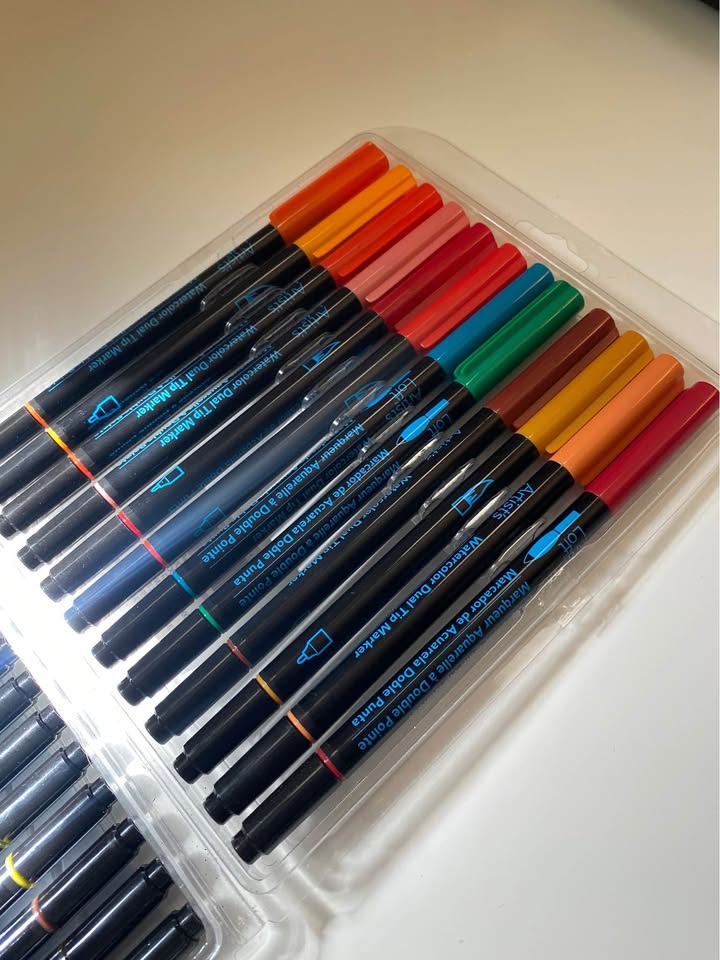Watercolor Dual Tip Markers - photo 3