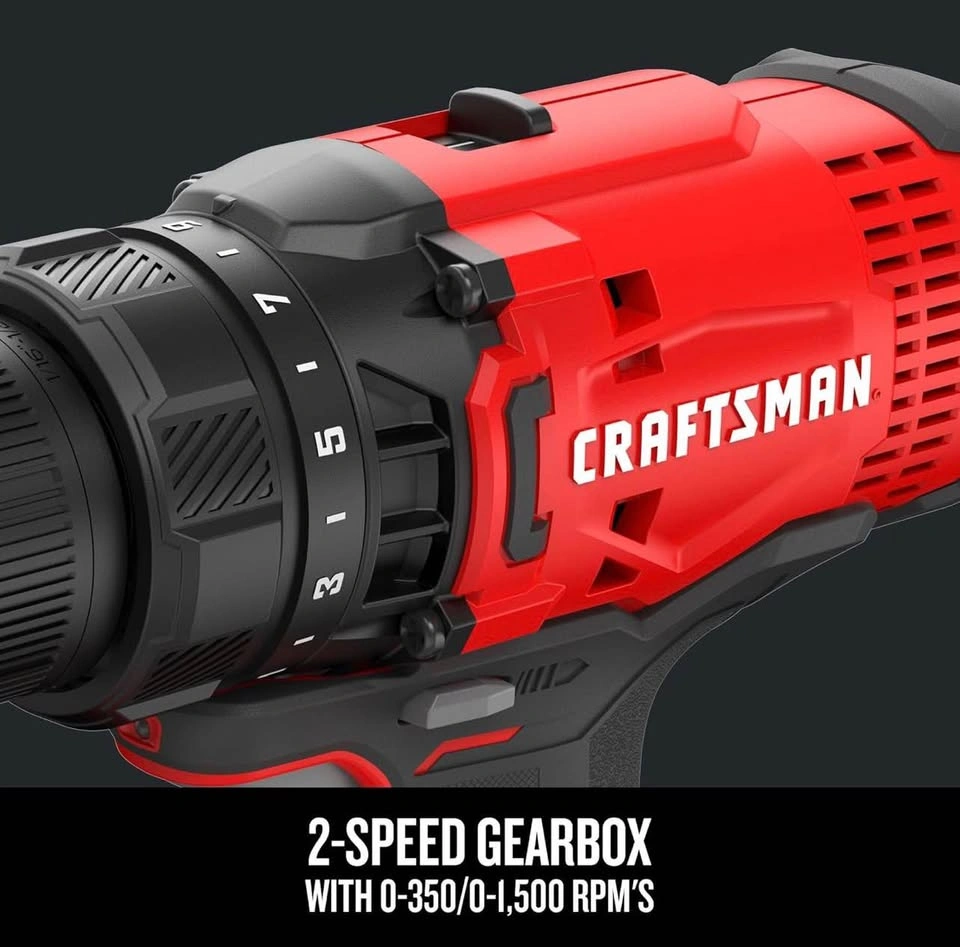 Craftsman V20 Drill Driver Kit w/ Battery & Charger CMCD700 - photo 5