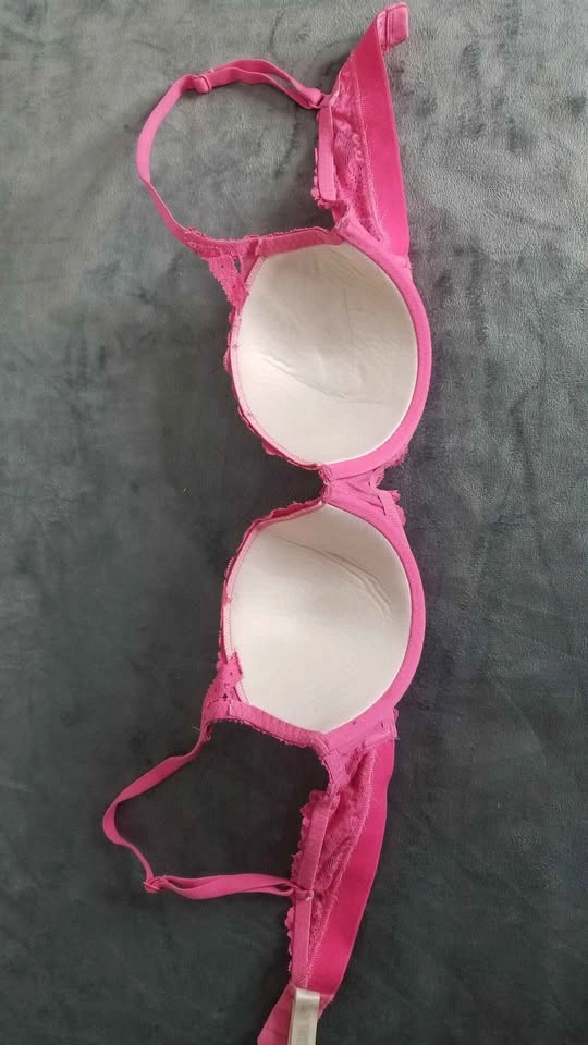 PINK Victoria's Secret Pink Lace Push-Up Bra 36B - photo 4