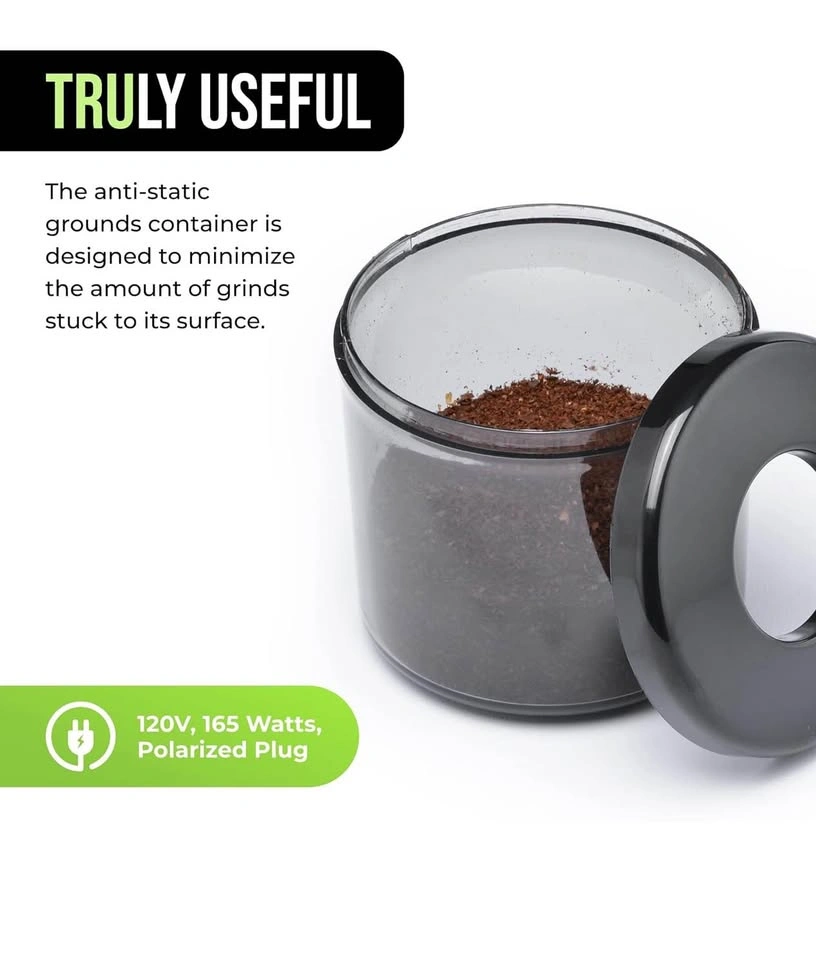 Tru Burr Coffee Grinder - 30 Grind Settings - photo 5