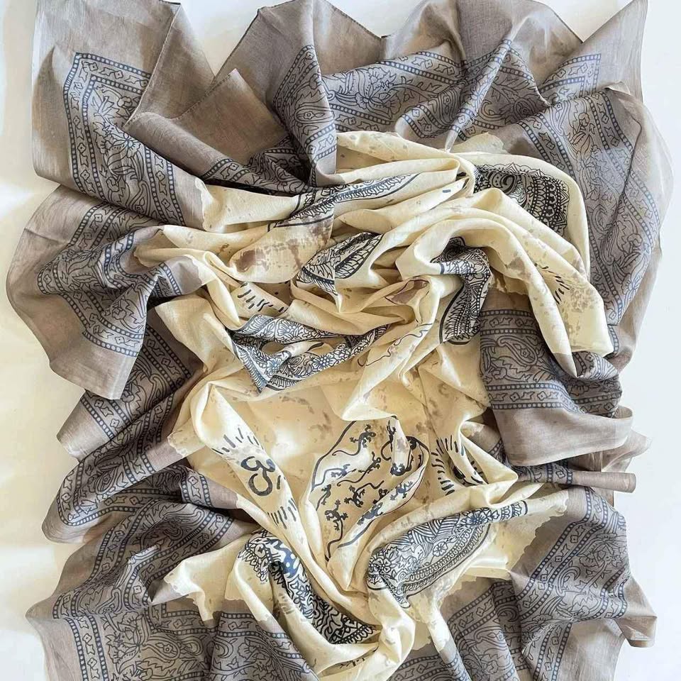 Brand new OM scarf, 100% cotton - photo 2
