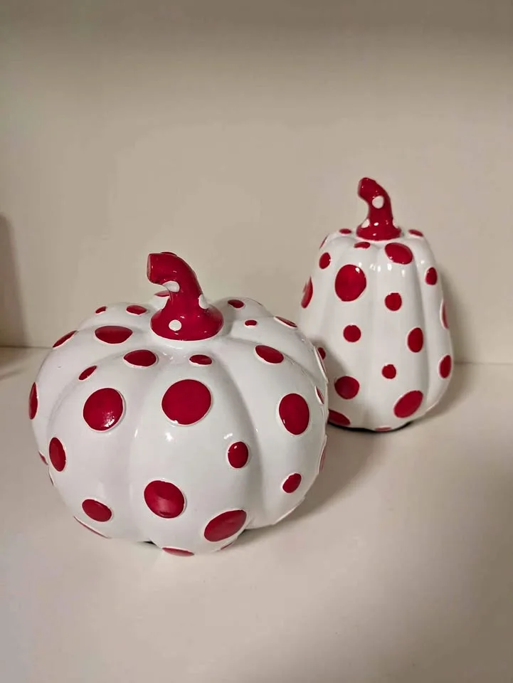 Decorative Kusama Pumpkins, Resin high quality thumbnail