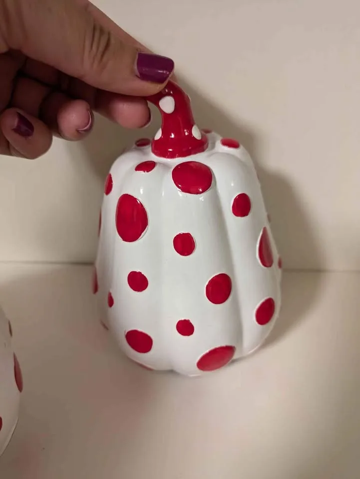 Decorative Kusama Pumpkins, Resin high quality image indicator(6)