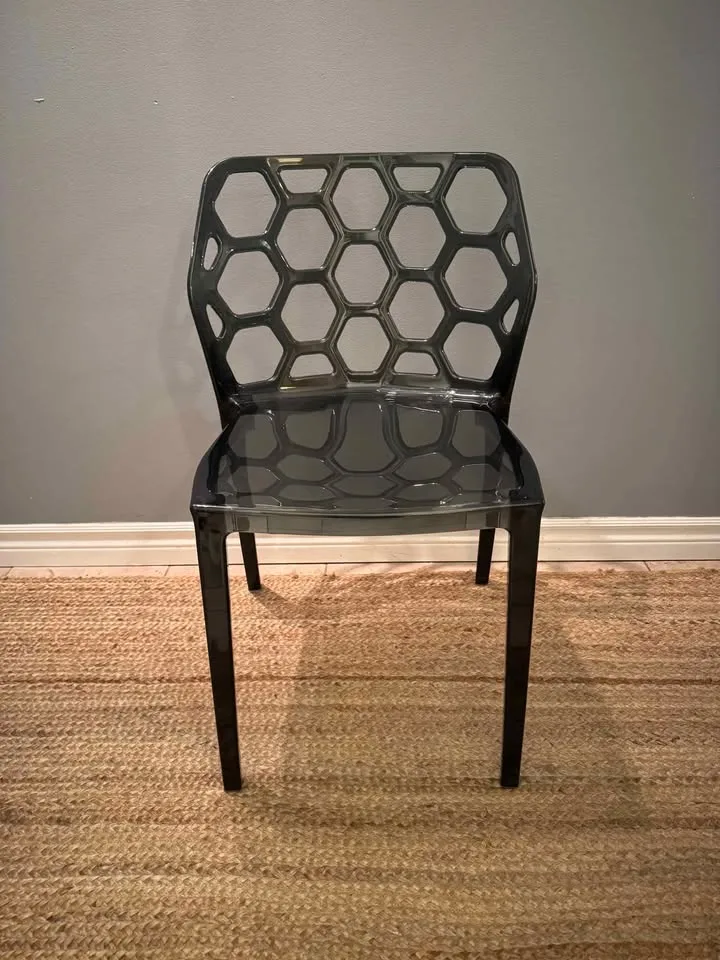 Leisure Mod Modern Dynamic Dining Chairs - Black image indicator(5)