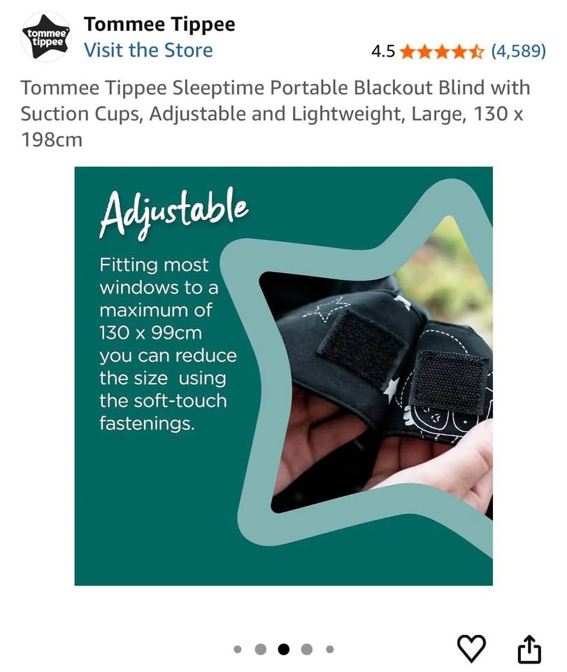 Brand new Tommee Tippee portable blackout blind - photo 5