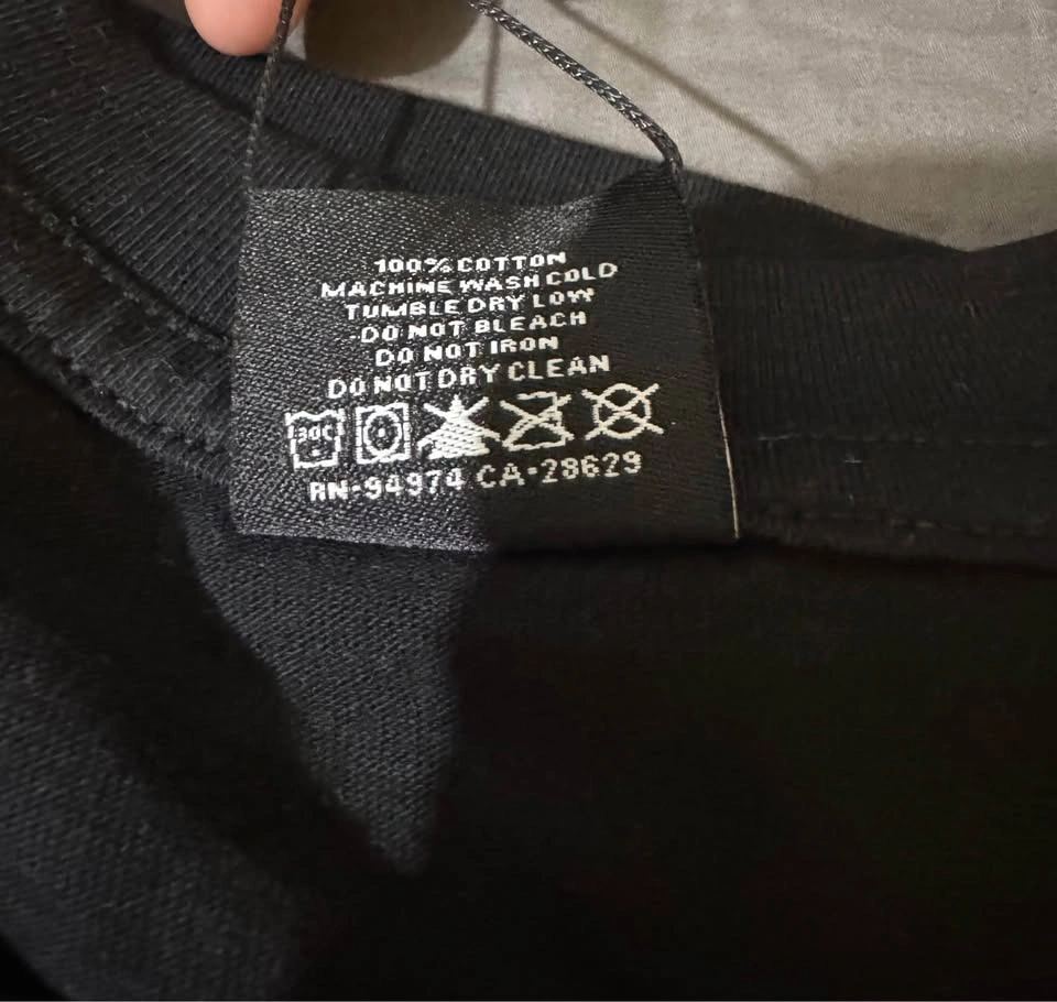 Stüssy T-Shirt - Medium - Black with White Logo - photo 5