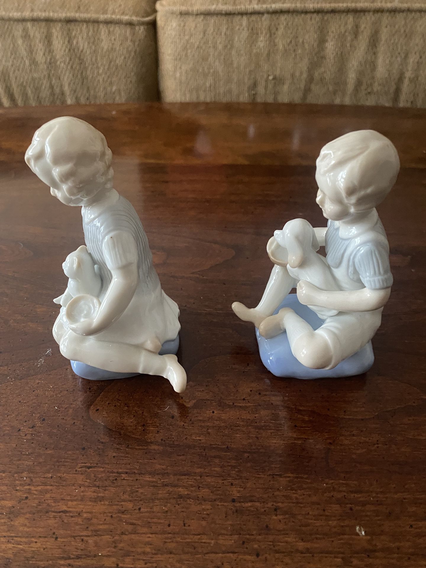 Boy And Girl Porcelain Figurines - photo 3