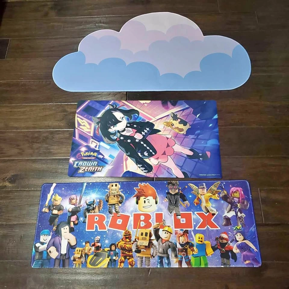LARGE Desk Mats Mouse Pads Roblox Pokémon Chaotic Crafts Cloud