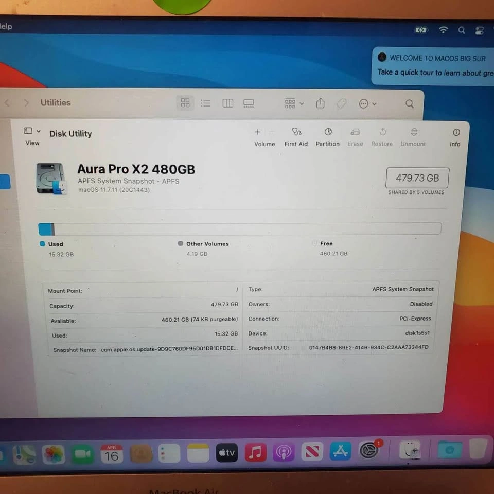 OWC Aura Pro X2 480GB SSD - photo 2