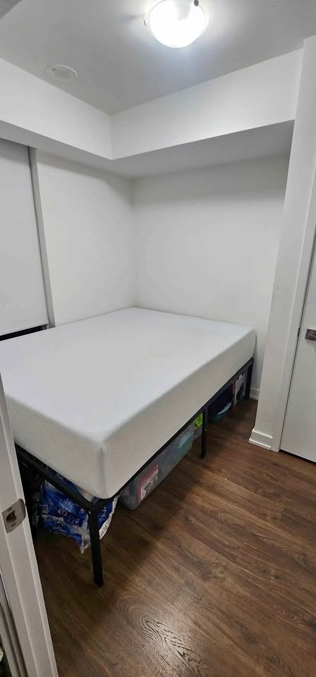 Queen size 12' Mattress and bed frame for sale
