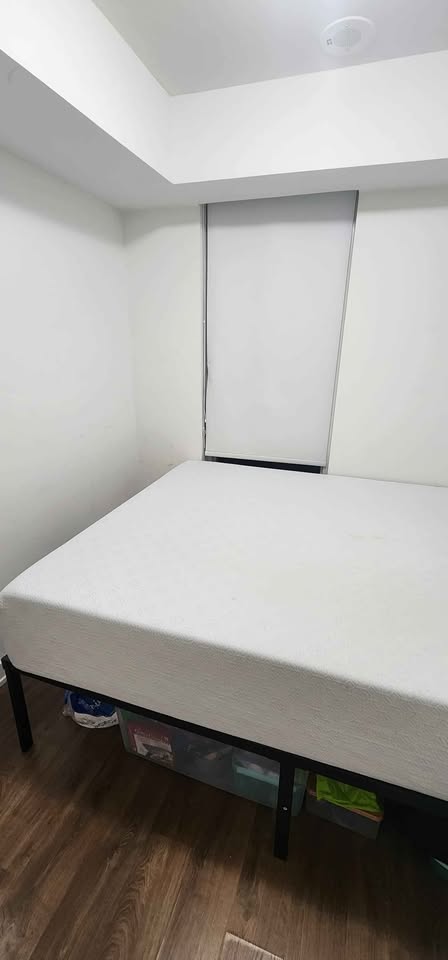Queen size 12' Mattress and bed frame for sale - photo 2