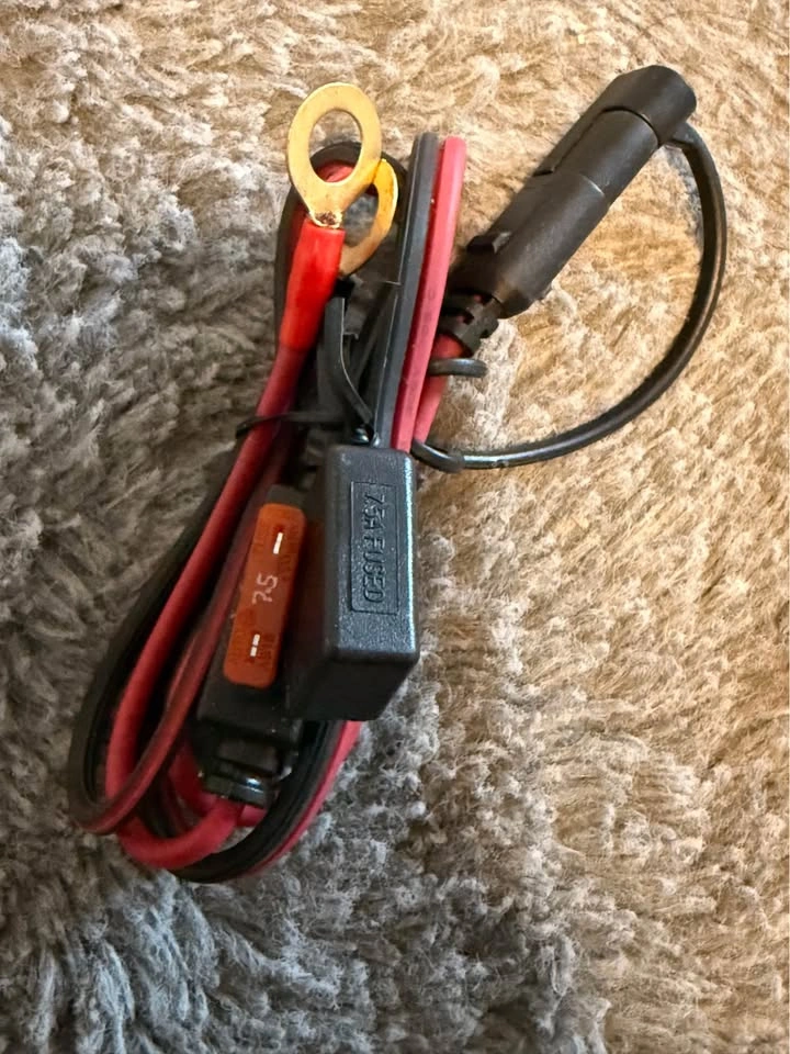2 FT SAE Battery Connector O Ring Terminal Harness - photo 2
