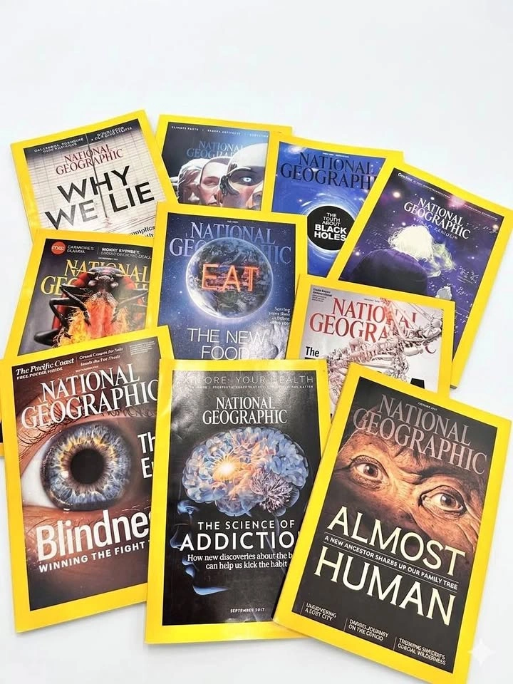 National Geographic Magazine Lot (10 Issues) 2014-2017