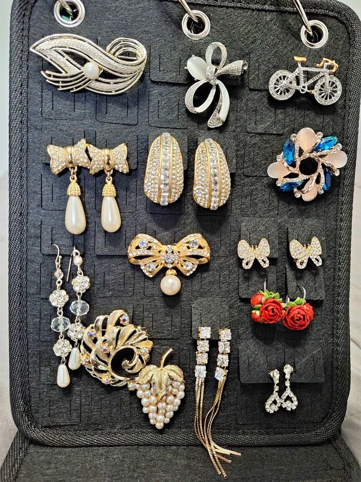 Brooches, Earrings, Clip-ons
