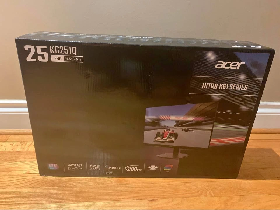 200Hz Acer Nitro 24.5” Gaming Monitor – Brand New Sealed