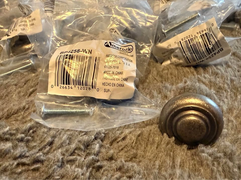 20 Pack Amerock Inspirations Weathered Nickel Cabinet Knobs - photo 2