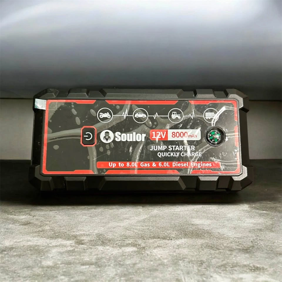 9 in 1 Jump Starter 12V Car Battery Booster