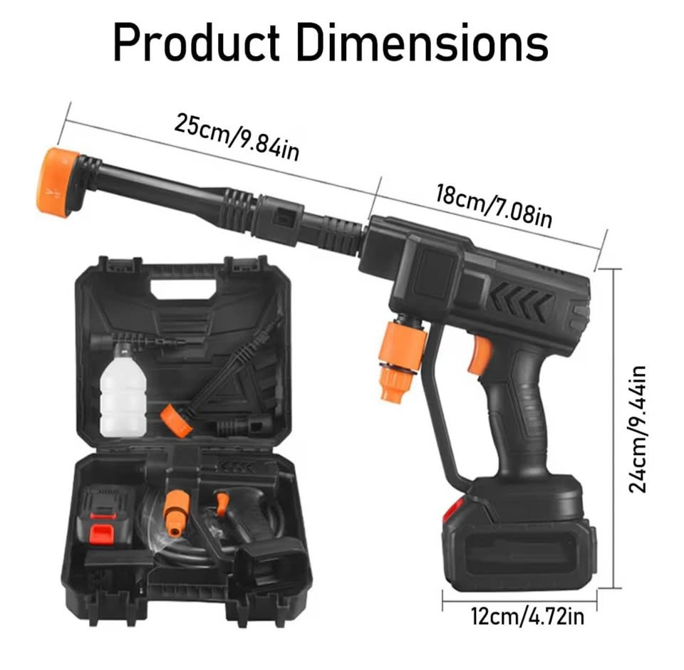 Cordless Pressure Washer, Portable Power Washer - photo 4