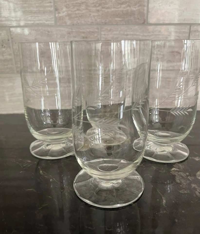 Czechoslovakian Crystal Stemware Set – 15 Pieces – Vintage Europ - photo 5