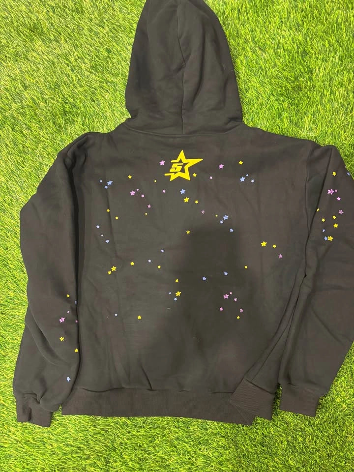 P*NK V2 Sp5der hoodie black - photo 5