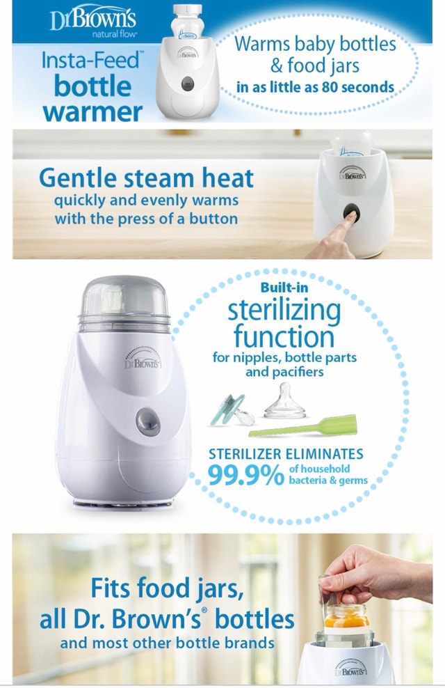 Dr. Brown's Insta-Feed Bottle Warmer & Sterilizer - photo 3