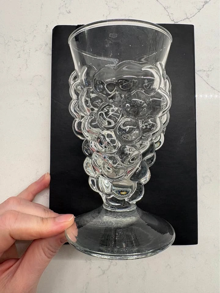 Vintage Grape Cluster Stem Glasses – Set of 6 - photo 4