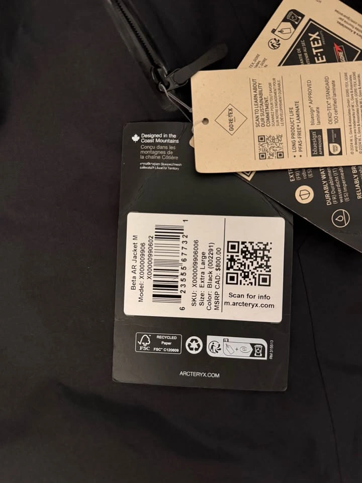 Arcteryx Beta AR - Black (Men's XL) - photo 2