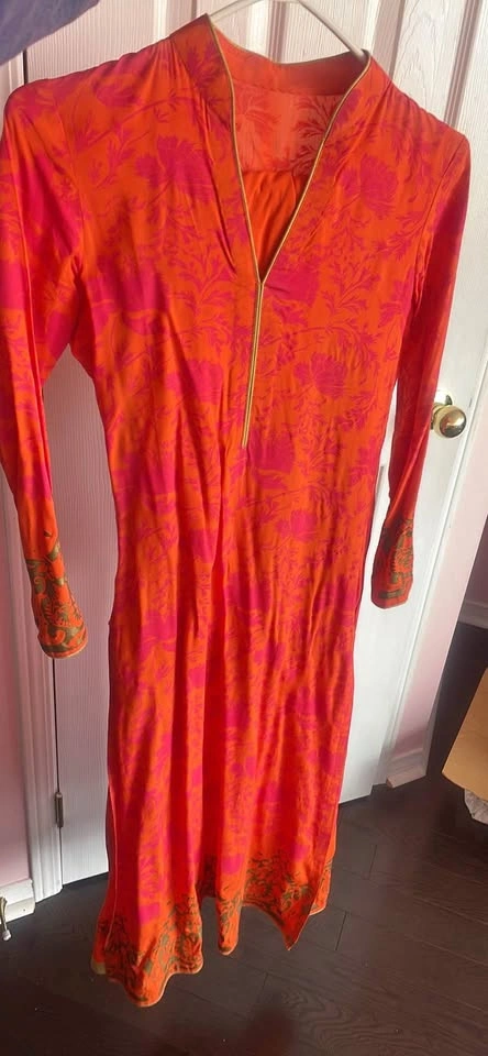 Orange salwar kameez