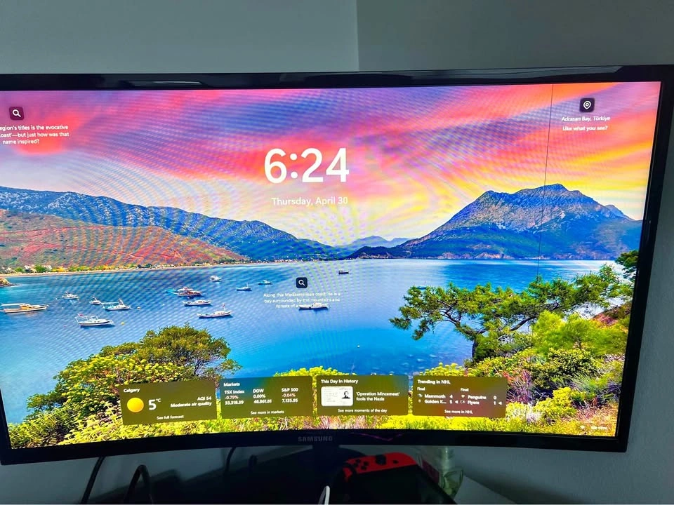 27 inch Samsung Curve Monitor with Stand
