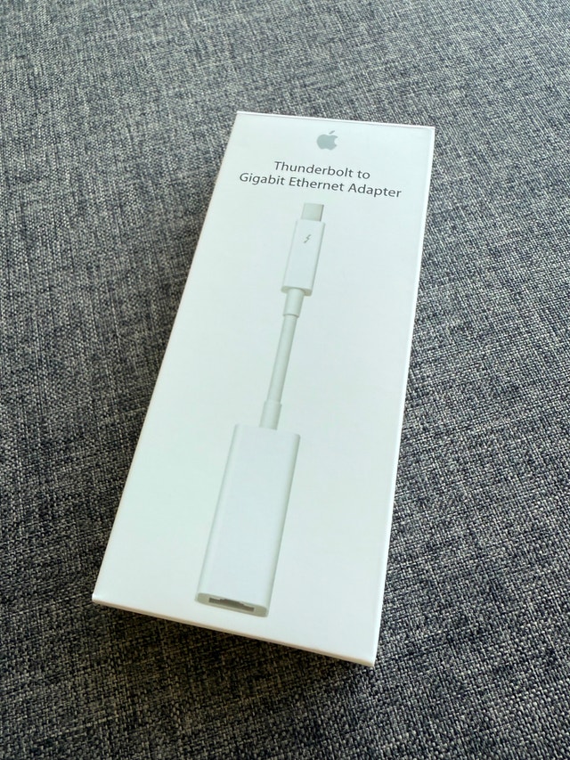Apple Thunderbolt to Gigabit Ethernet Adapter – Open Box - photo 2