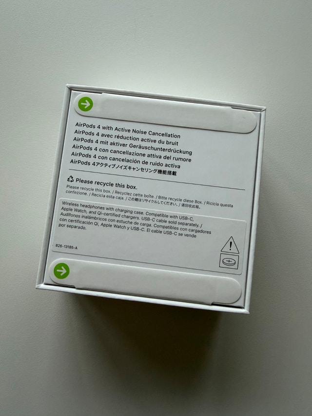 Apple AirPods 4 (ANC) – Brand New, Sealed (USB-C) - photo 2