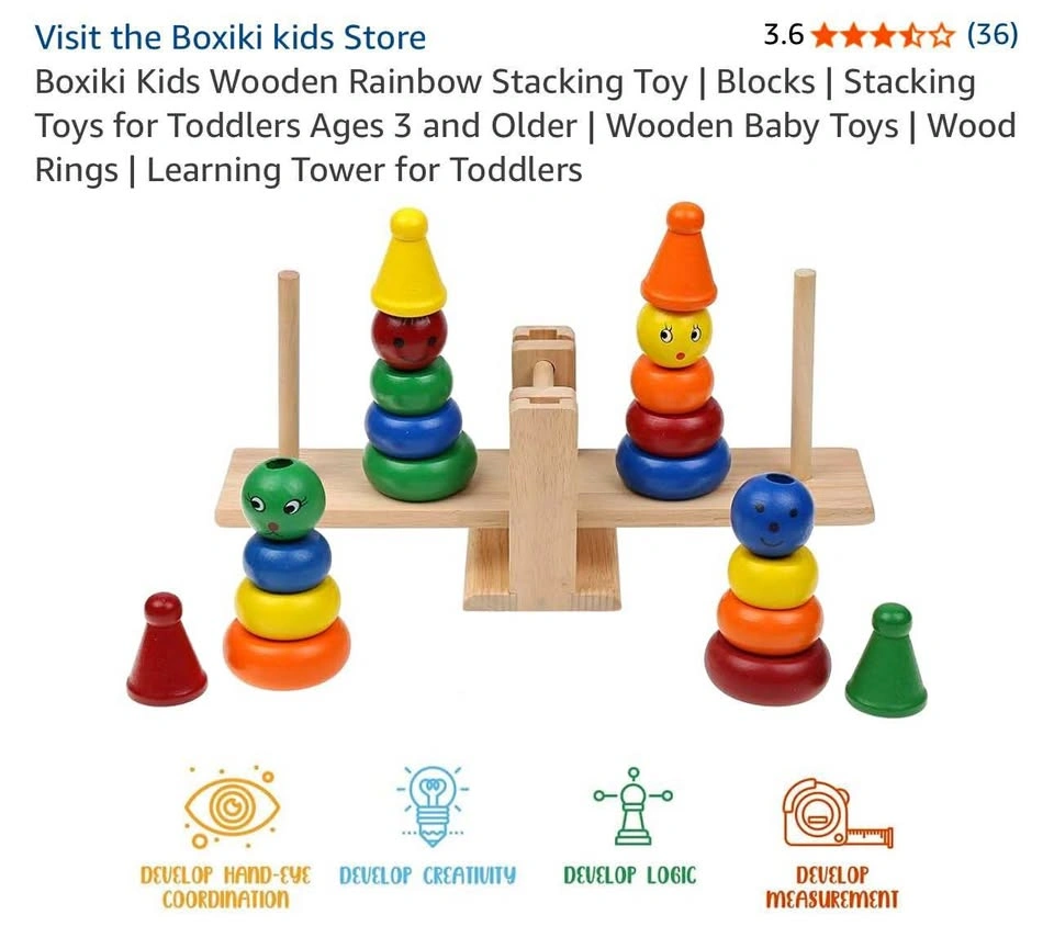 Kids Wooden Stacking Toy | Blocks