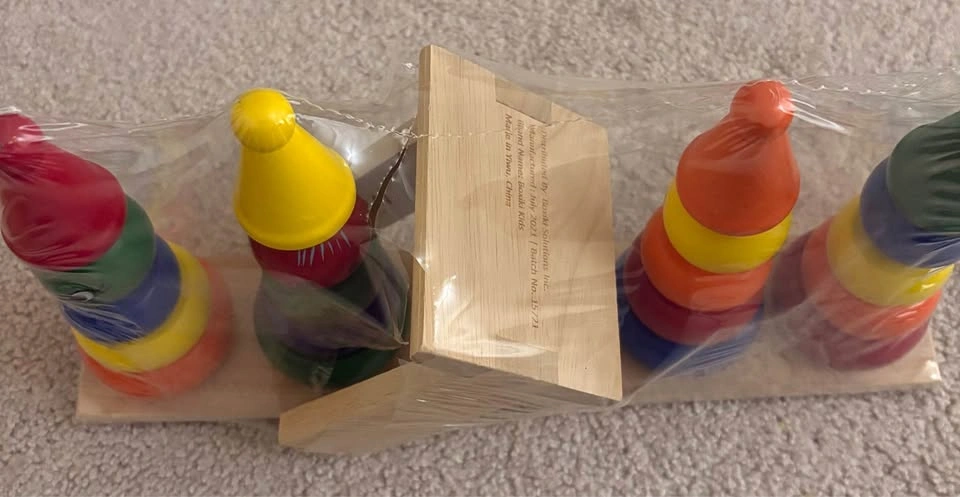 Kids Wooden Stacking Toy | Blocks - photo 5