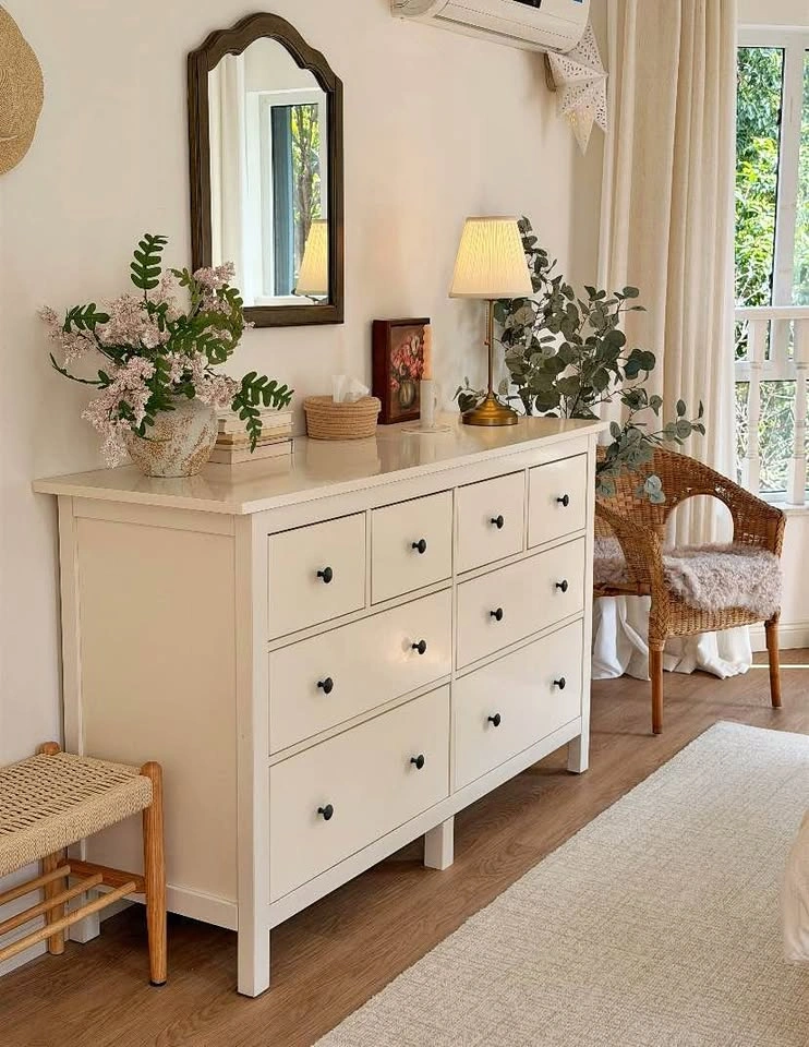✨STUNNING White Hemnes Solid Wood Dresser - Delivery Available!